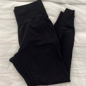 Black athleta joggers